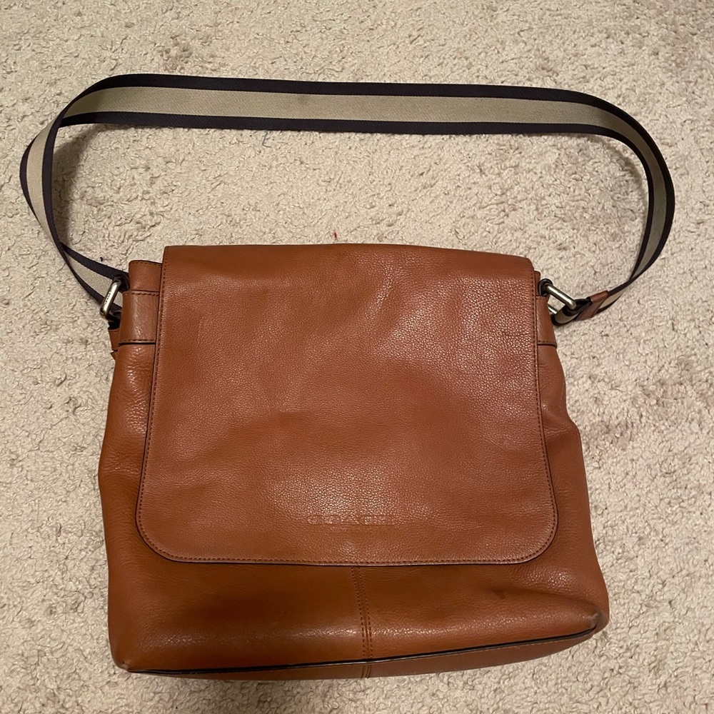 CHARLES SMALL MESSENGER IN SPORT CALF LEATHER